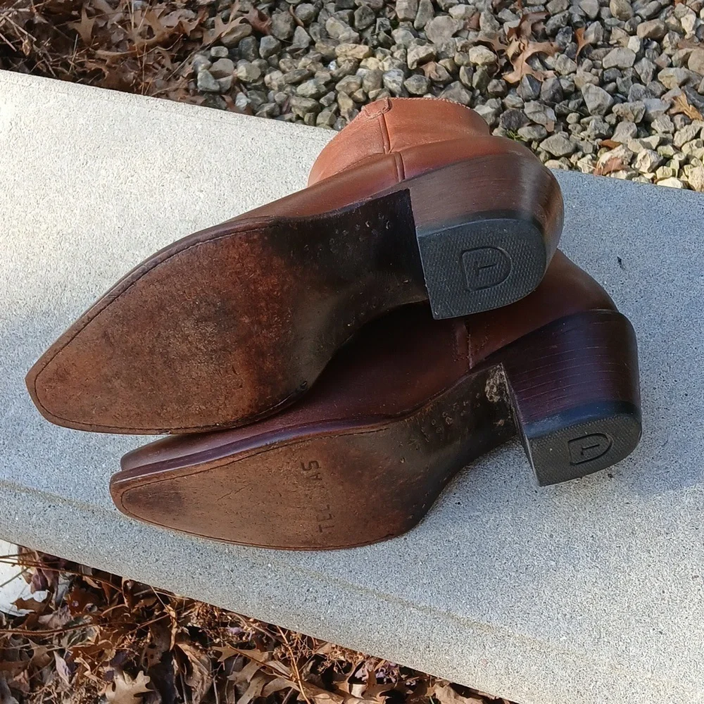 TECOVAS THE DAISY LEATHER Ankle Boots Size 9 - Picture 10 of 14